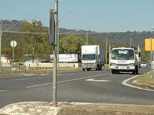 A shopping centre development in Withcott was approved under the condition that traffic lights are built at the intersection of the Warrego Highway and Jones Road. Picture: Sarah Fleming