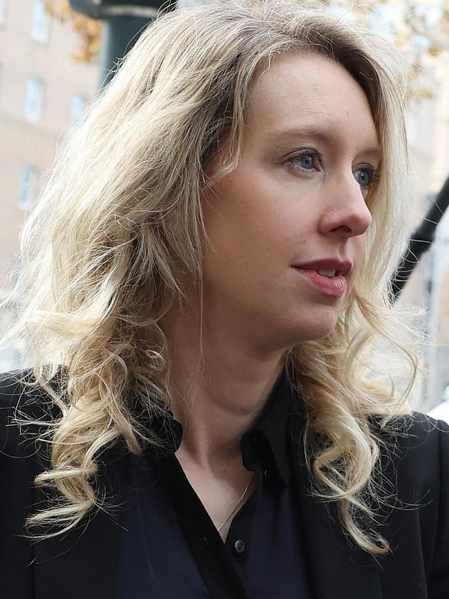 Former Theranos CEO Elizabeth Holmes after being convicted of four counts of fraud. Picture: Getty Images/AFP