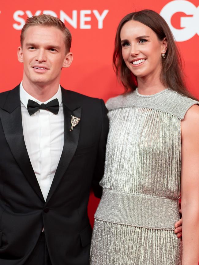 Cody Simpson and Emma McKeon. Picture: Wendell Teodoro/Getty Images