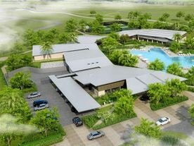 Recreational facilities are the resort will include a lagoon pool, cinema, games room and tennis courts.