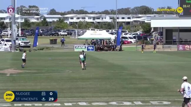 Replay: AFL Queensland Schools Cup State Finals Day 1 - St Joseph's Nudgee v St Vincents Primary (Primary Male)