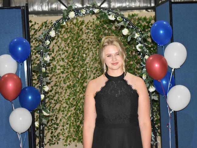 Mykaela Mayne at Stanthorpe State High School's 2023 formal (Photo: NRM)