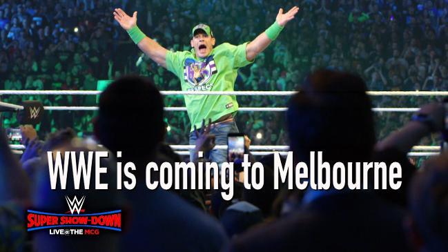 WWE is coming to Melbourne