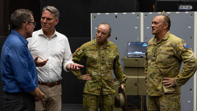 A new training simulation aimed at replicating the sights, sounds and pressures of military combat has been unveiled at Darwin’s top defence base. Picture: Pema Tamang Pakhrin