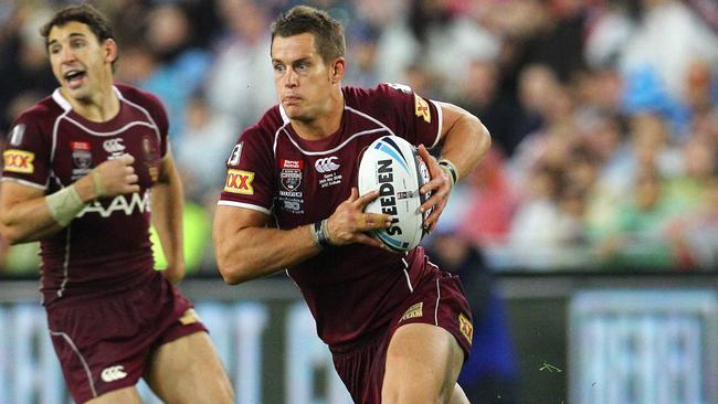 Sport BCM 26.5.10 State of Origin. Ashley Harrison. Queensland vs New South Wales during game 1 of the State of Origin series in Sydney. Pic Peter Wallis