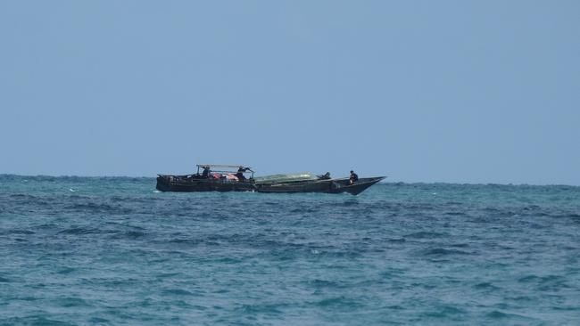 A foreign fishing boat captured by Arnhem Land locals. Source: Northern Land Council.