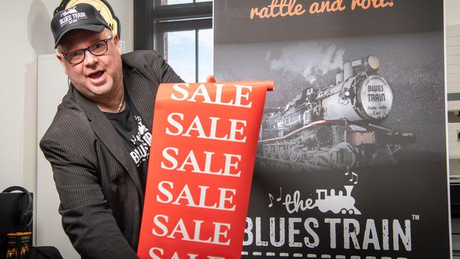 Hugo T Armstrong has placed The Blues Train on the market. Picture: Brad Fleet