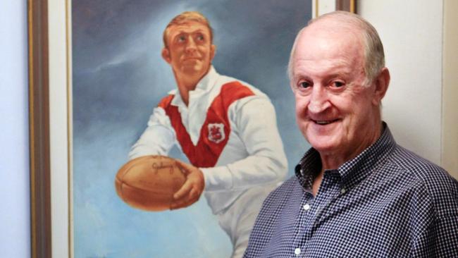 Rugby league legend Johnny Raper made another milestone.