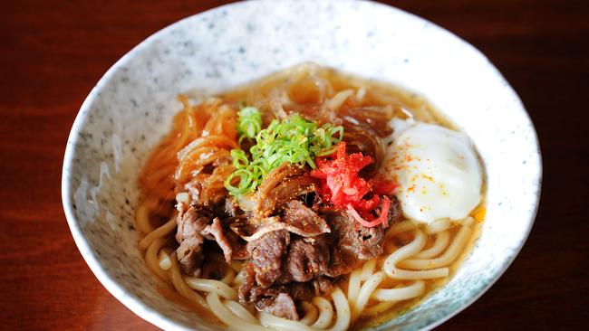 Noodles at Ku-O Japanese in Sunnybank.