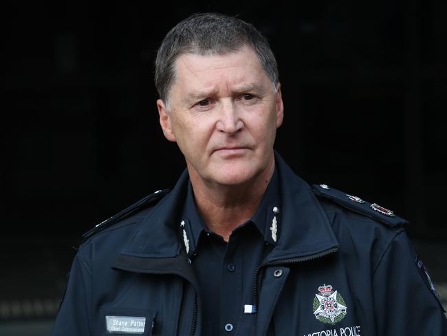 Former Victorian Chief Commissioner of Police Shane Patton. Picture: David Crosling