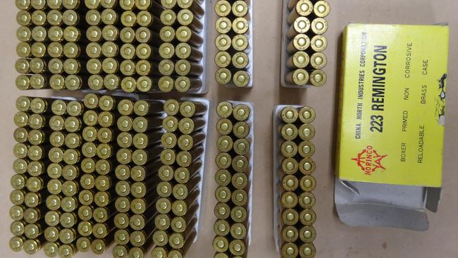 Ammunition was found in the Strike Force Ingot raid on February 7.