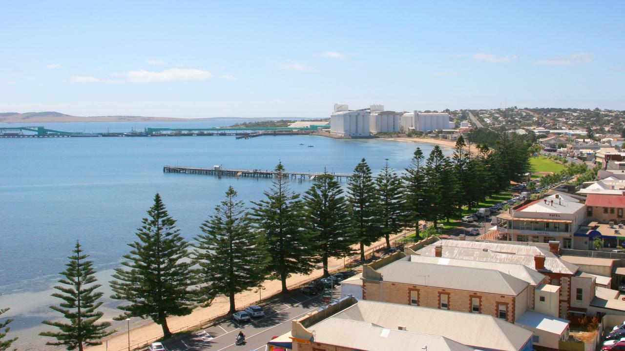 A view of the city of Port Lincoln.