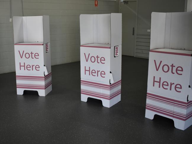 Mackay state election generic voting booth