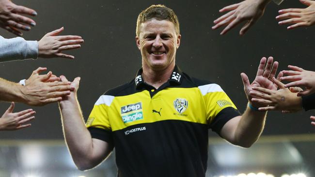 Damien Hardwick. (Photo by Michael Dodge/AFL Media/Getty Images)