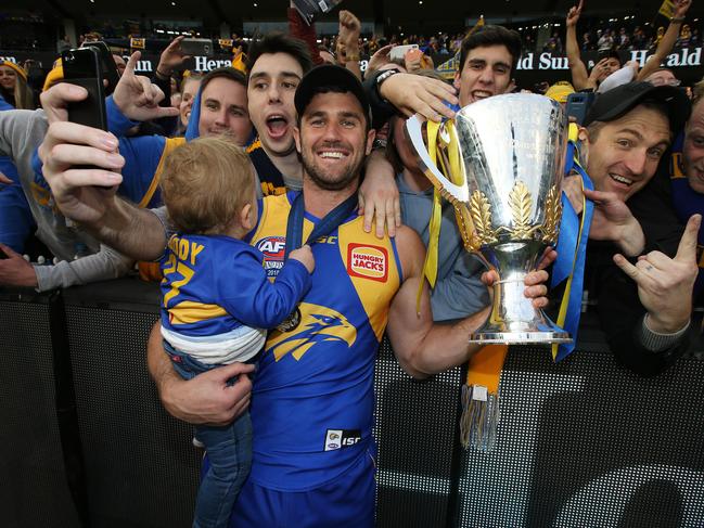 AFL. 2018 AFL Grand Final. 29/09/2018.  West Coast Eagles vs Collingwood at the MCG.  West Coast's Jack Darling    . Pic: Michael Klein