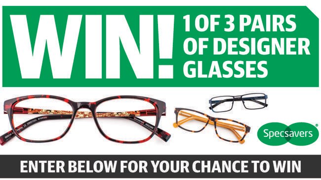 Winners: Designer glasses from Specsavers won by Hume Leader readers