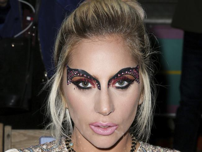 Lady Gaga attends the Tommy Hilfiger TommyxGigi Runway Show at Venice Beach on Wednesday, Feb. 8, 2017, in Los Angeles. (Photo by Rich Fury/Invision/AP)
