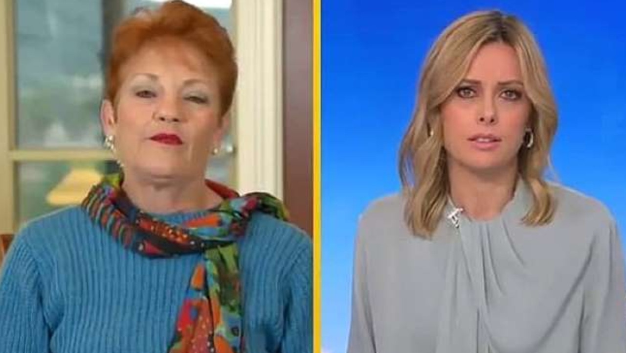 Pauline Hanson’s appearance on Today caused major backlash.