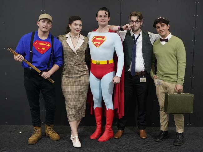 OZ Comic-Con Gallery. OZ comic at Melbourne Exhibition and Convention Centre. Ash Bloom, Heidi Hammond, Jacob Gembin, Matthew Atkinson and Ethan Aquilina . Picture: Valeriu Campan