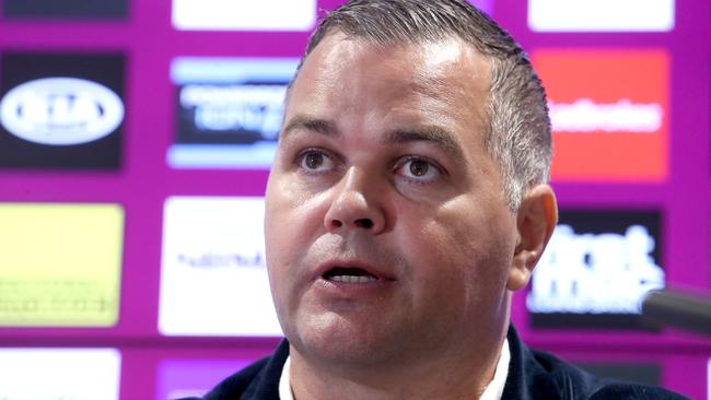 Former Brisbane coach Anthony Seibold will speak out on cyber bullying after his brush with trolls in 2020. Picture: Getty Images.