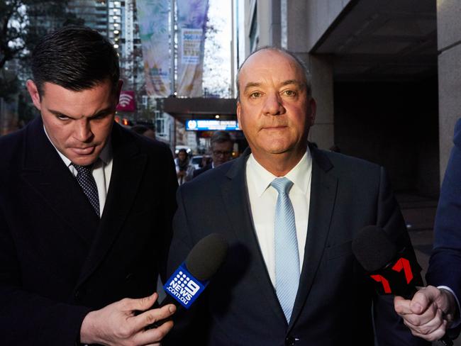 NSW MP Daryl Maguire leaving the NSW Independent Commission Against Corruption on July 13. Picture: AAP