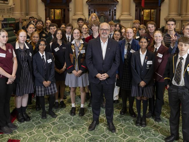 30 young South Australians with big ambitions converged on Parliament House to tackle the big issues in SA in Parliament House for Teen Parliament 2025.