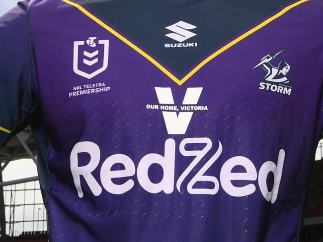 BRISBANE, AUSTRALIA - SEPTEMBER 06: Melbourne Storm captain Dale Finucane poses for photos during the 2021 NRL Finals series launch at Suncorp Stadium on September 06, 2021 in Brisbane, Australia. (Photo by Dan Peled/Getty Images)