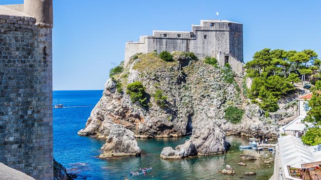 The magnificent medieval walled city of Dubrovnik has many incredible spots, where tourists now flock for selfies. Picture: Supplied