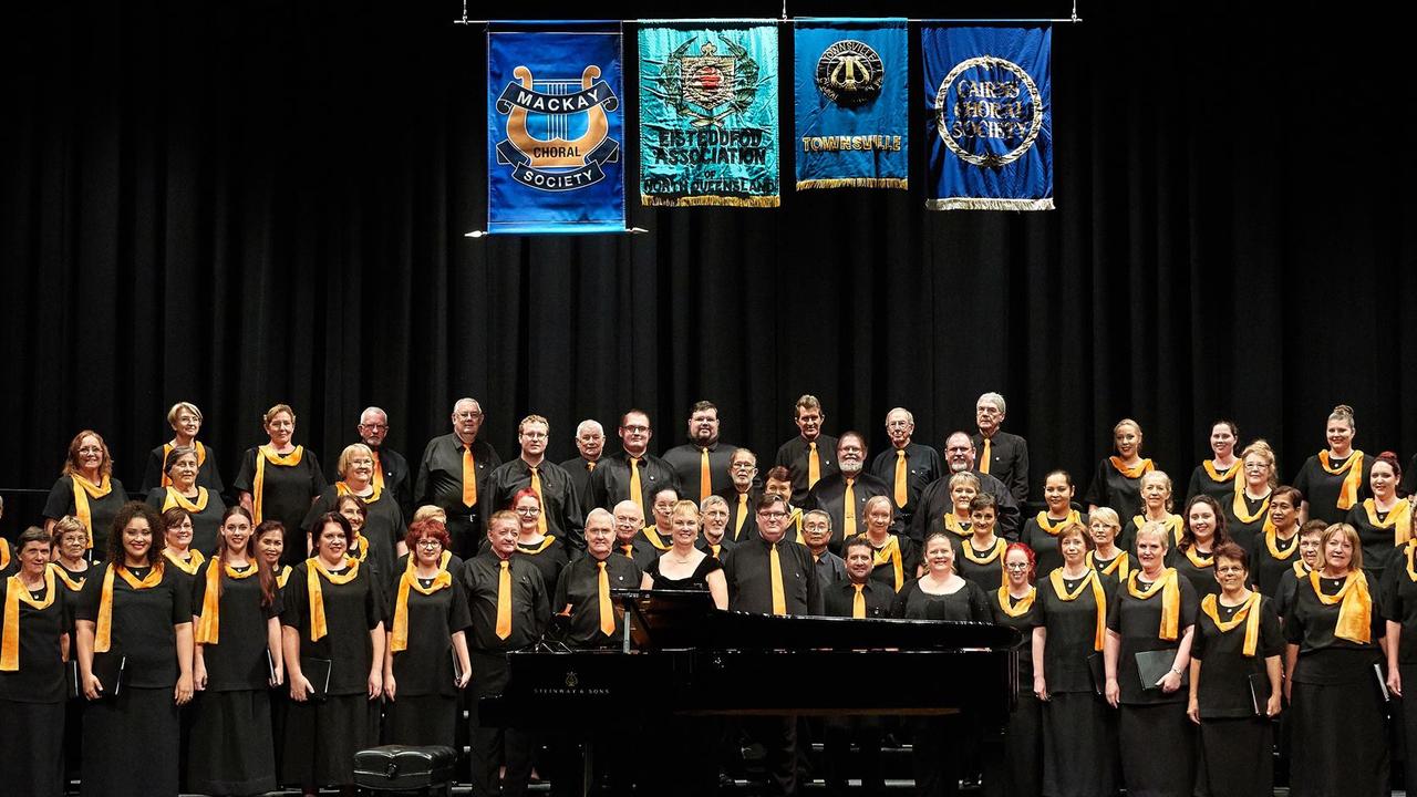 The Mackay Choral Society performing its first show since Covid at the Central Queensland Conservatorium of Queensland earlier this year. Picture: Mackay Choral Society