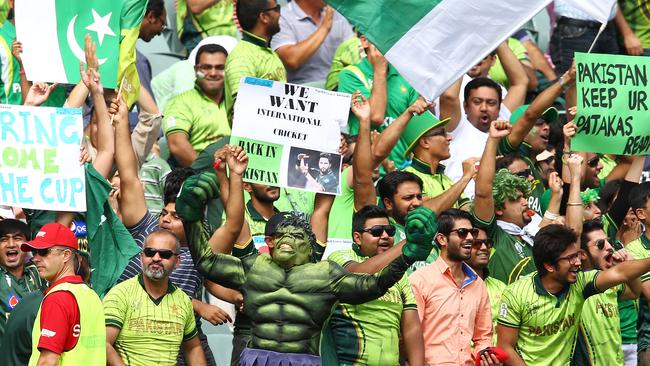 Fan frenzy ... The ICC Cricket World Cup was a huge hit with cricket fans from all over the world. Picture: Sarah Reed/News Corp Australia