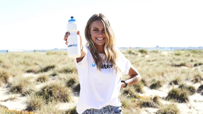 Model Elyse Knowles is taking part in the WaterAid Water Challenge. (Pic: WaterAid)