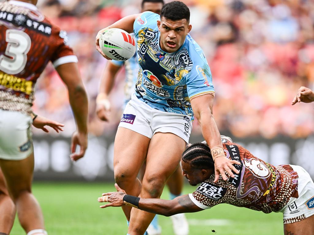 David Fifita’s backflip stunned. Picture: NRL Photos