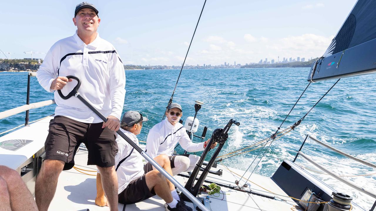 Ichi Ban’s Matt Allen on Sydney Harbour before the latest Covid threat.