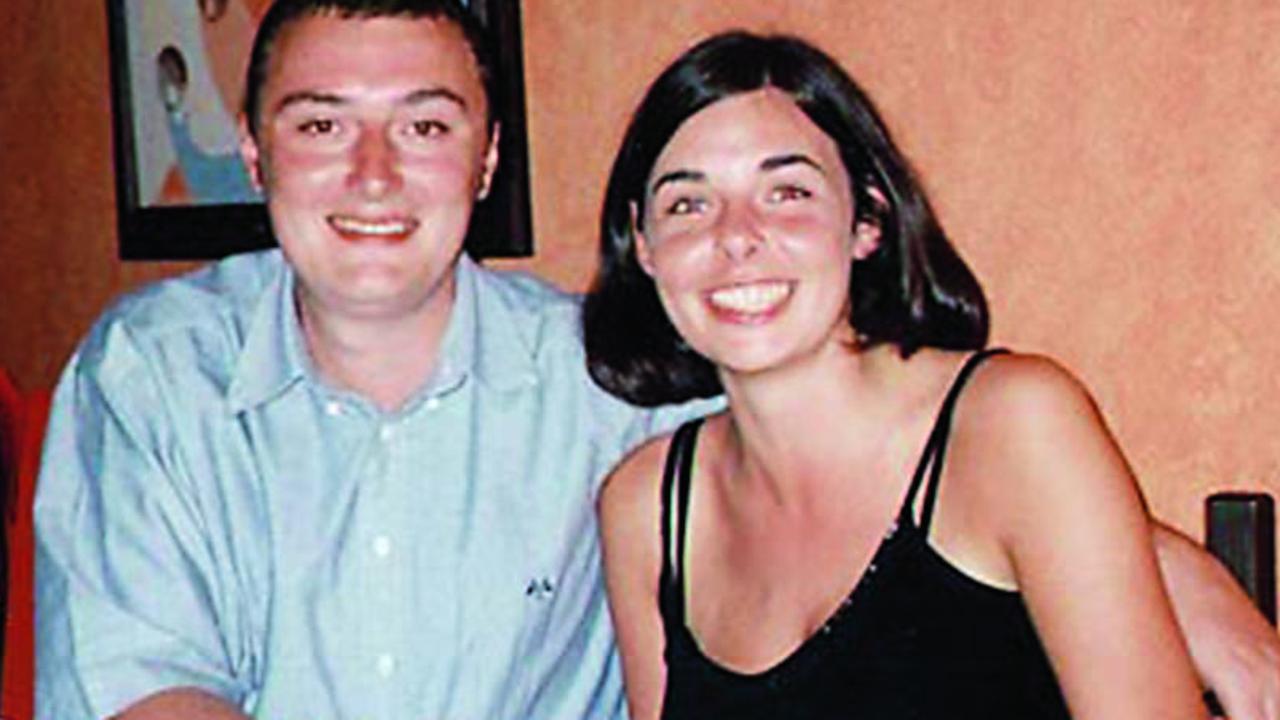 Peter Falconio and Joanna Lees at dinner.