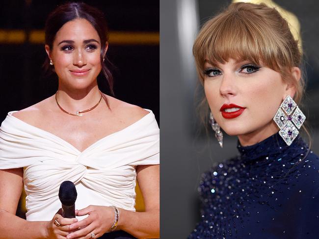 Meghan Markle, Taylor Swift. Picture: Getty Images