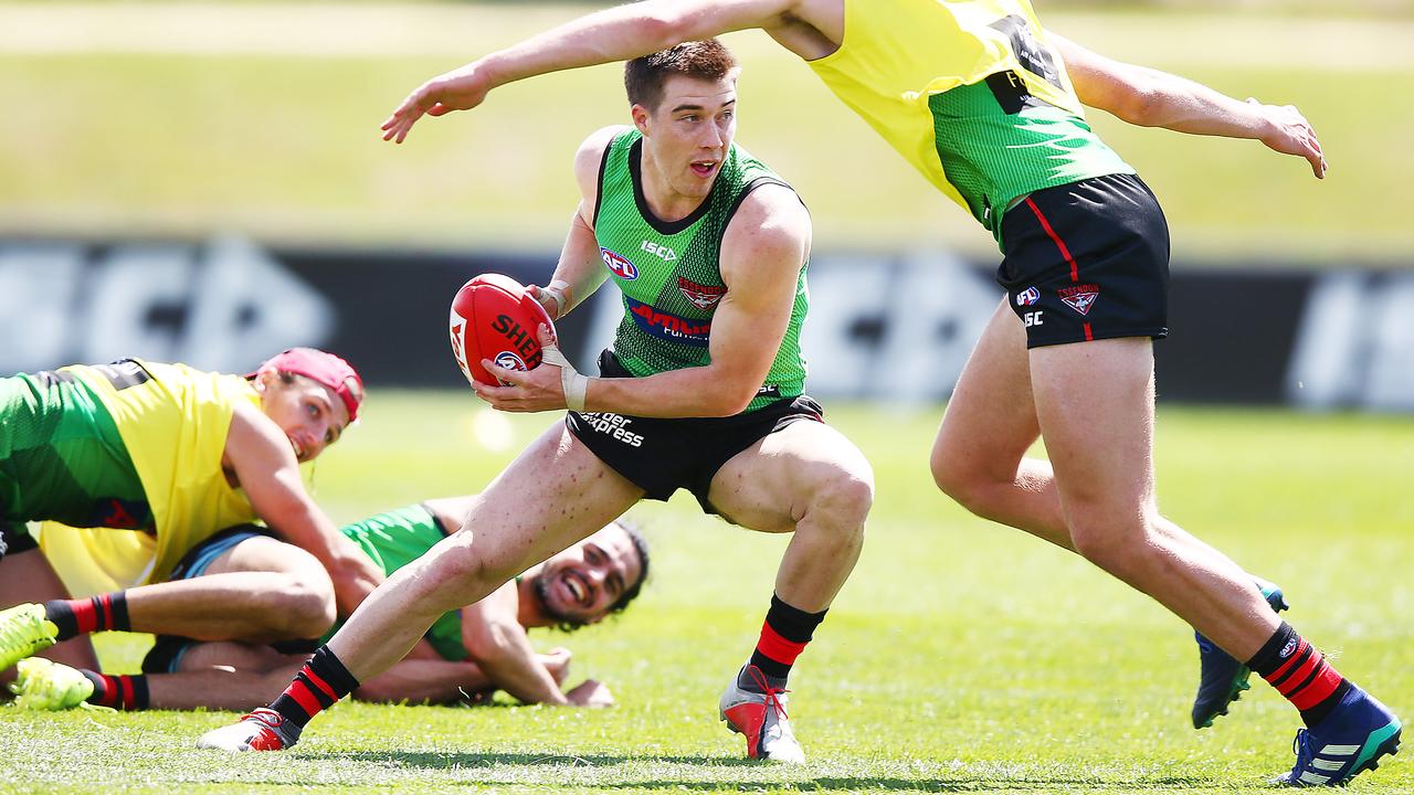 Zach Merrett will get help from Dylan Shiel in the Bombers midfield.