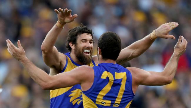 Josh Kennedy, left, and Jack Darling have provided plenty of entertainment for West Coast