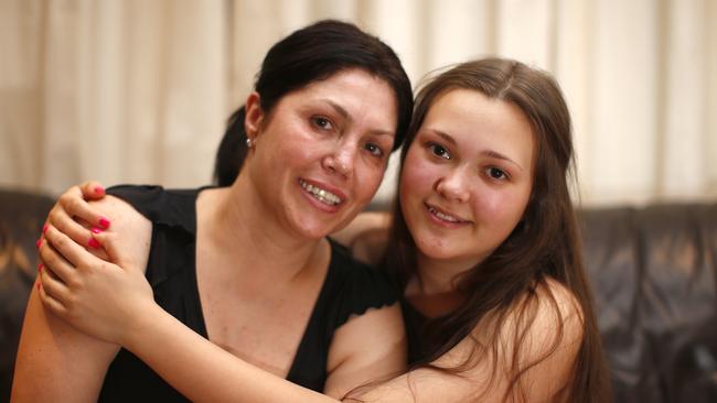 Roberta Williams with her daughter, Dhakota. Picture: Bradley Hunter