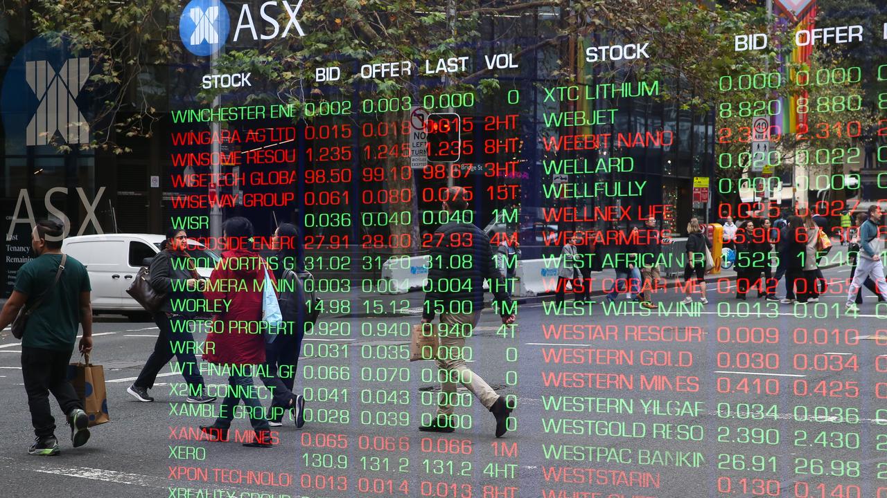 Shares skidded lower on Tuesday with 10 of 11 sectors finishing in the red. Picture: NewsWire / Gaye Gerard