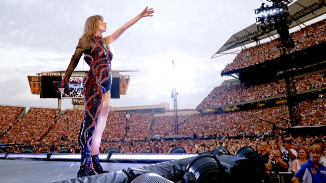 Taylor Swift performs in Cincinnati, Ohio. Picture: Taylor Hill