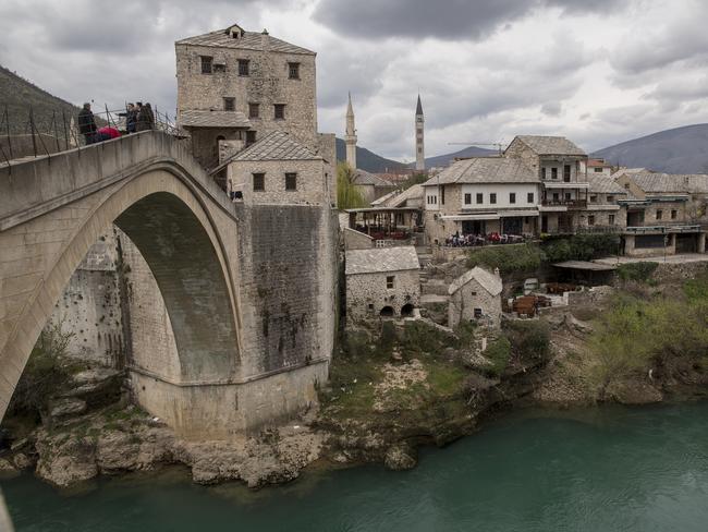 The medieval town of Mostar in Bosnia where Harun Mehicevic is originally from. Picture Ella Pellegrini