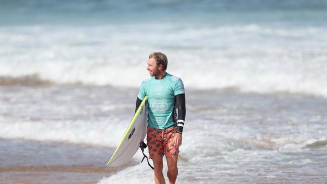 Adrian Ace Buchan at Avoca Beach earlier this year.