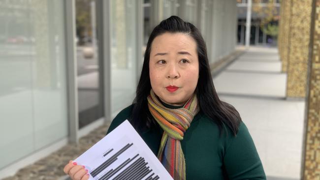 ACT Opposition Leader Elizabeth Lee’s motion against ACT Skills Minister Chris Steel has failed in the ACT Assembly. Picture: Julia Kanapathippillai