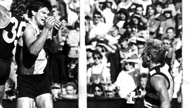 Danny Frawley and Gary Ablett had a fierce rivalry.