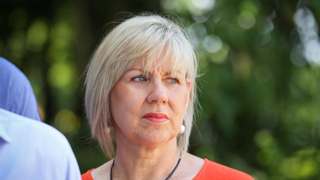 The CLP’s education spokeswoman and Katherine MLA Jo Hersey said the minister was trying to deflect questions on crime. Picture Glenn Campbell