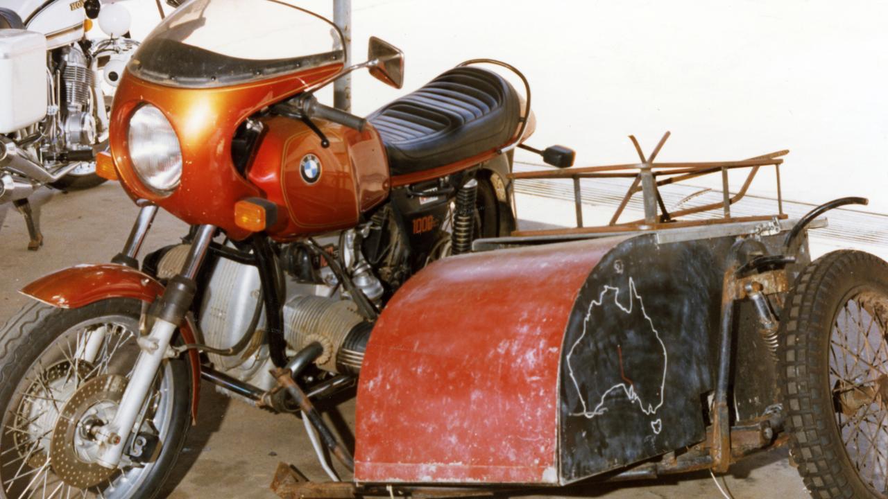 Tim Thomson’s 1977 BMW R100S motorcycle with homemade sidecar was recovered two weeks after their bodies were discovered.