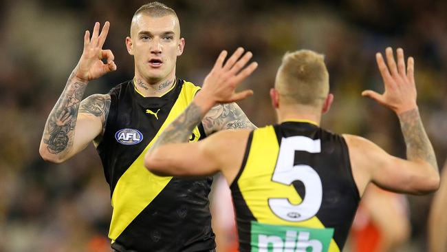 Dustin Martin was at his brilliant best. Picture: Michael Klein