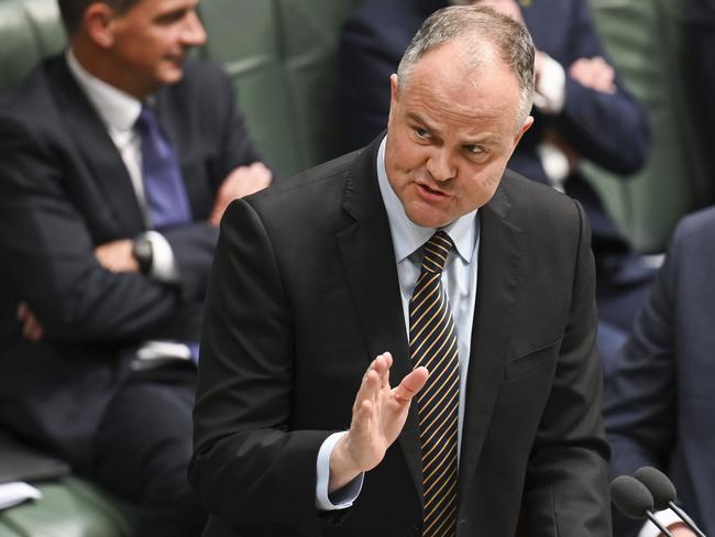 CANBERRA, Australia - NewsWire Photos - June 24, 2024: Ted O'Brien during Question Time at Parliament House in Canberra. Picture: NewsWire / Martin Ollman