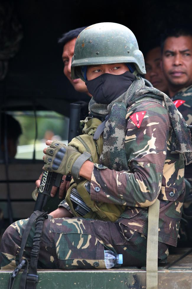 Soldiers head back to the front lines in Marawi, where the Philippines Army has taken on ISIS terrorists.