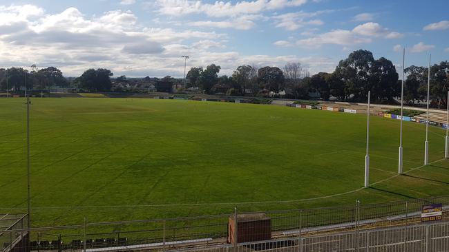 Piranha Park bathed in sunshine ahead of its return game. Picture: Ben Higgins